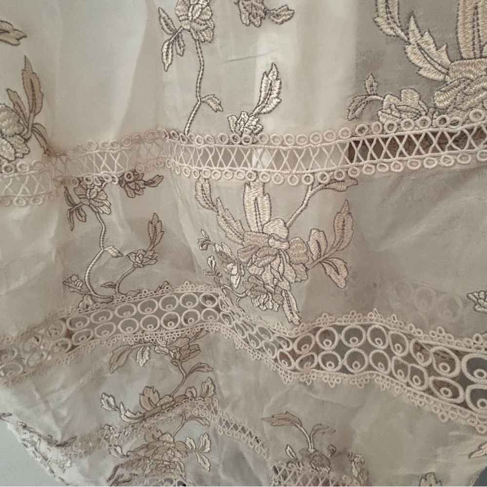 NWOT zimmermann romance  Lace Dress in Cream and Tan - Picture 6 of 10